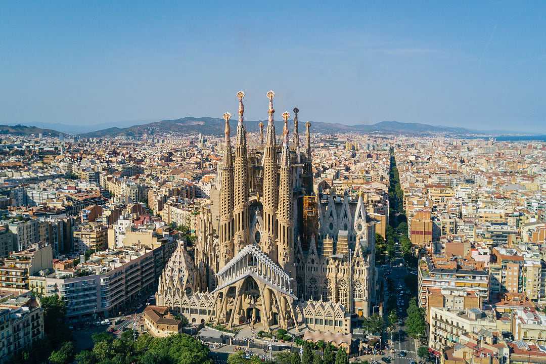 Sagrada Familia in Barcelona, Spain