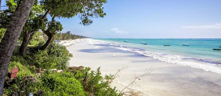 Diani Beach in Kenya 