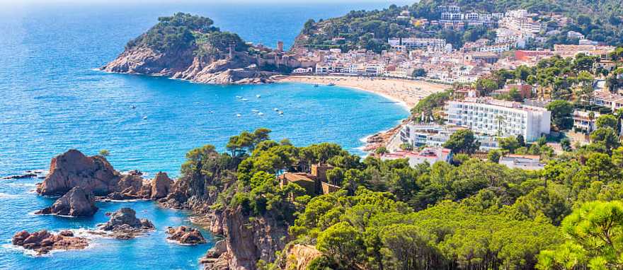 Coast of Barcelona in Spain Coast of Barcelona in Spain