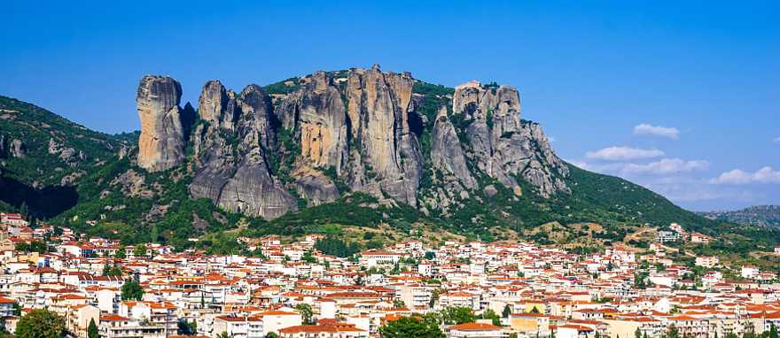 Kalambaka city in Greece