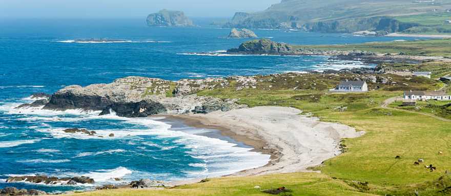 The Donegal coastline in Ireland