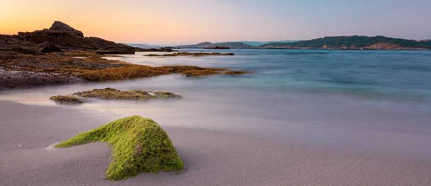 Beach on the Galician coast of Spain