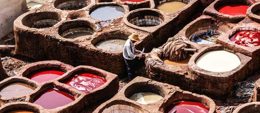 Morocco Fez Tannery 