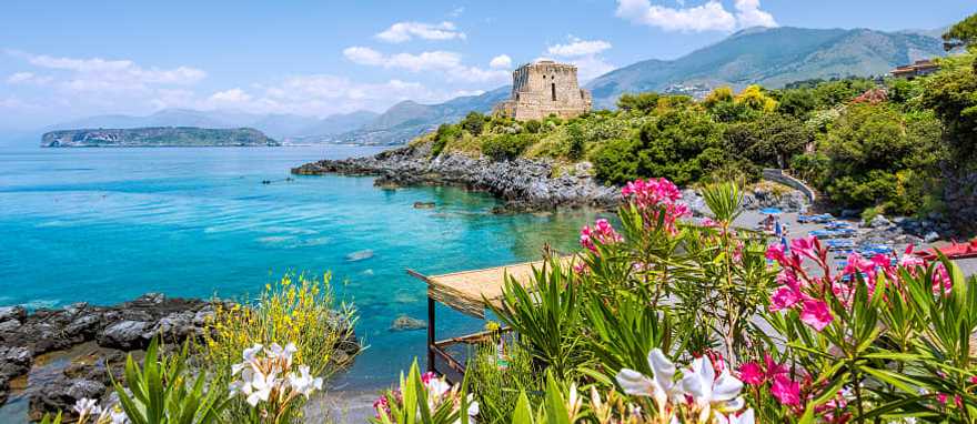 Gorgeous view of the Calabria, Italy coastline Gorgeous view of the Calabria, Italy coastline