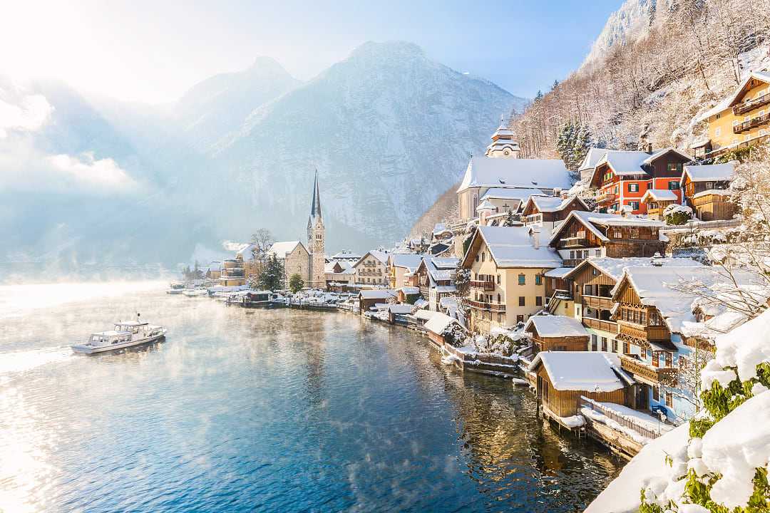 Winter in Hallstatt, Austria