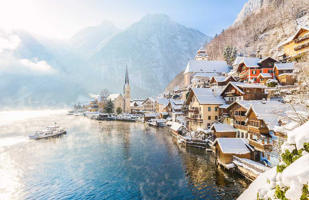 Winter in Hallstatt, Austria