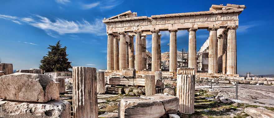 The Acropolis in Athens, Greece