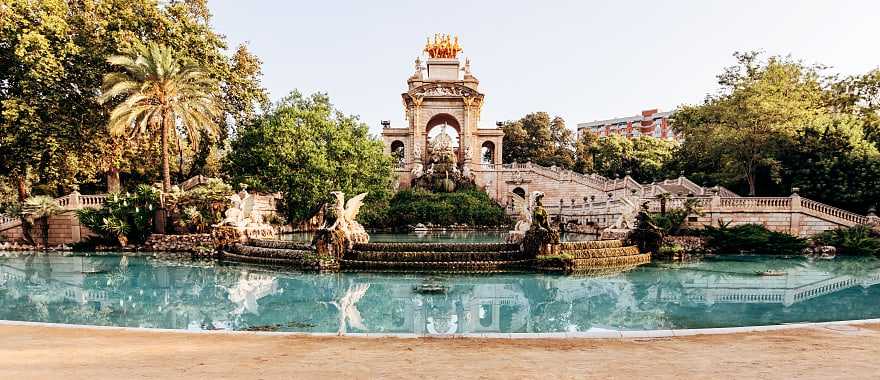 The Cascade Monumental in Barcelona, Spain. The Cascade Monumental in Barcelona, Spain.
