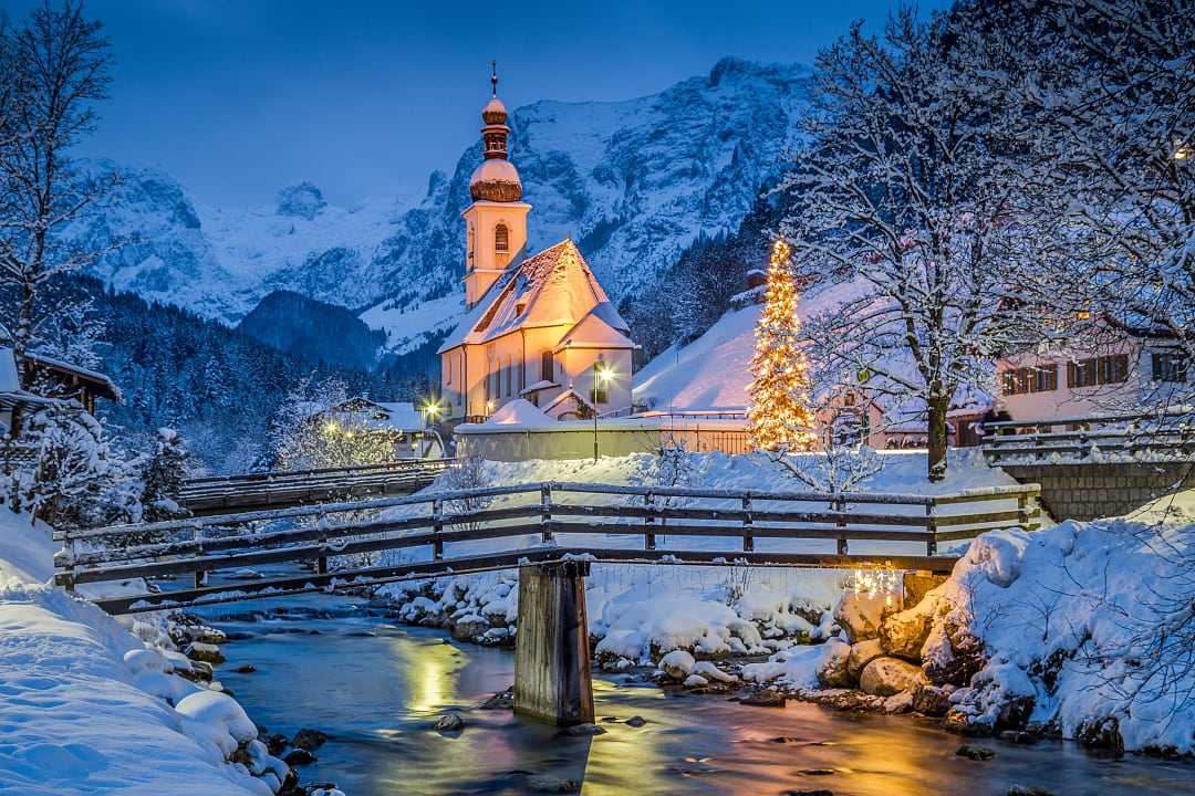 Ramsau Bei Berchtesgaden in the Bavarian Alps, Germany