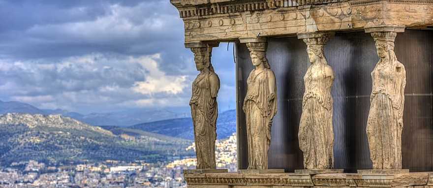 Caryatids from the Erechtheum in Athens, Greece Caryatids from the Erechtheum in Athens, Greece