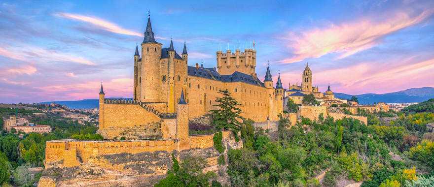 UNESCO World Heritage site, The Royal Alcazar in Segovia, Spain