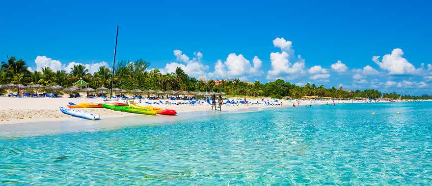 Beautiful beach of Varadero in Cuba