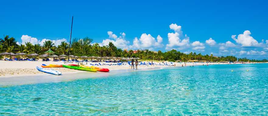 Beautiful beach of Varadero in Cuba