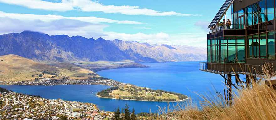Lake Wakatipu in Queenstown, New Zealand