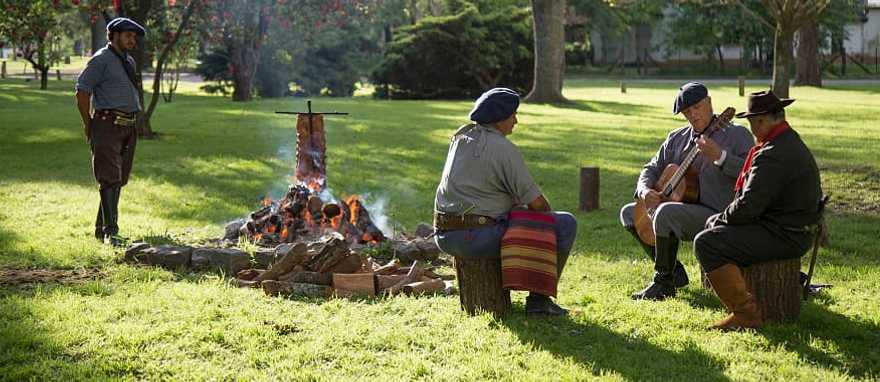 San Antonio de Areco, Argentina. Photo courtesy of Visit Argentina Gauchos asado in San Antonio de Areco, Argentina