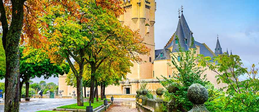 Alcazar Castle in Segovia, Spain.