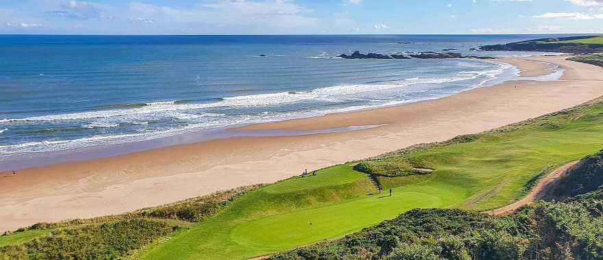 Golf course in Cruden Bay, Scotland