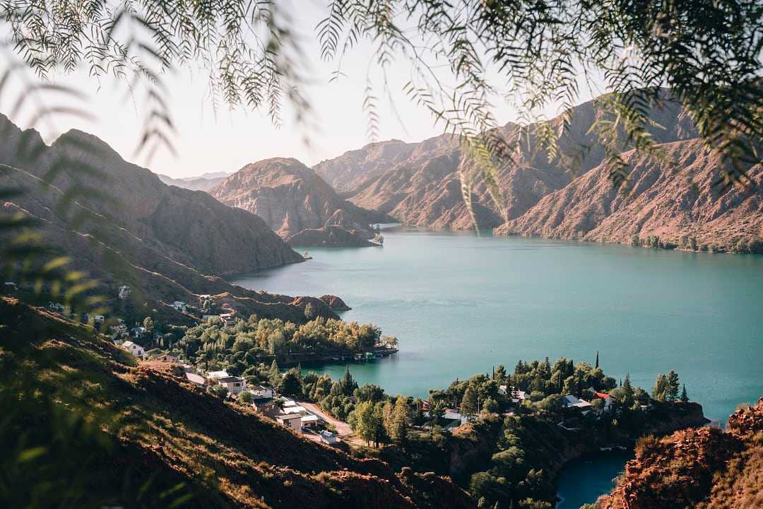 Embalse of San Rafael in Mendoza, Argentina. 