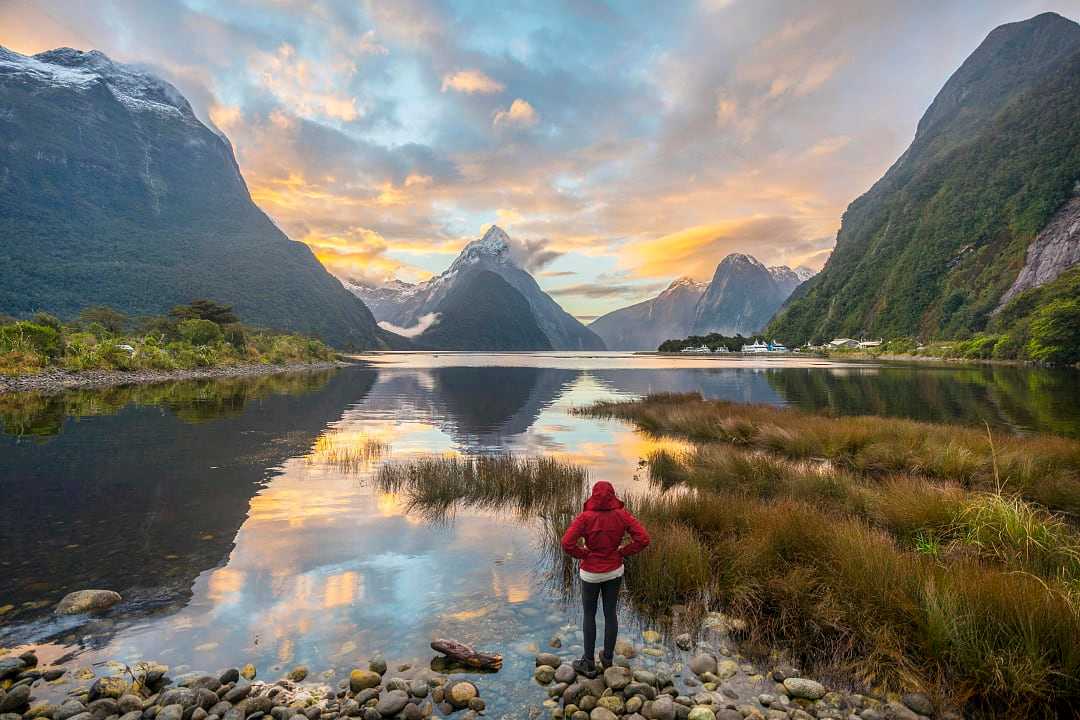 Milford Sound in Fiordland National Park, New Zealand