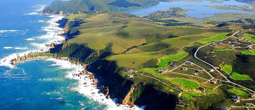 Aerial view of The Knysna in South Africa Aerial view of The Knysna in South Africa