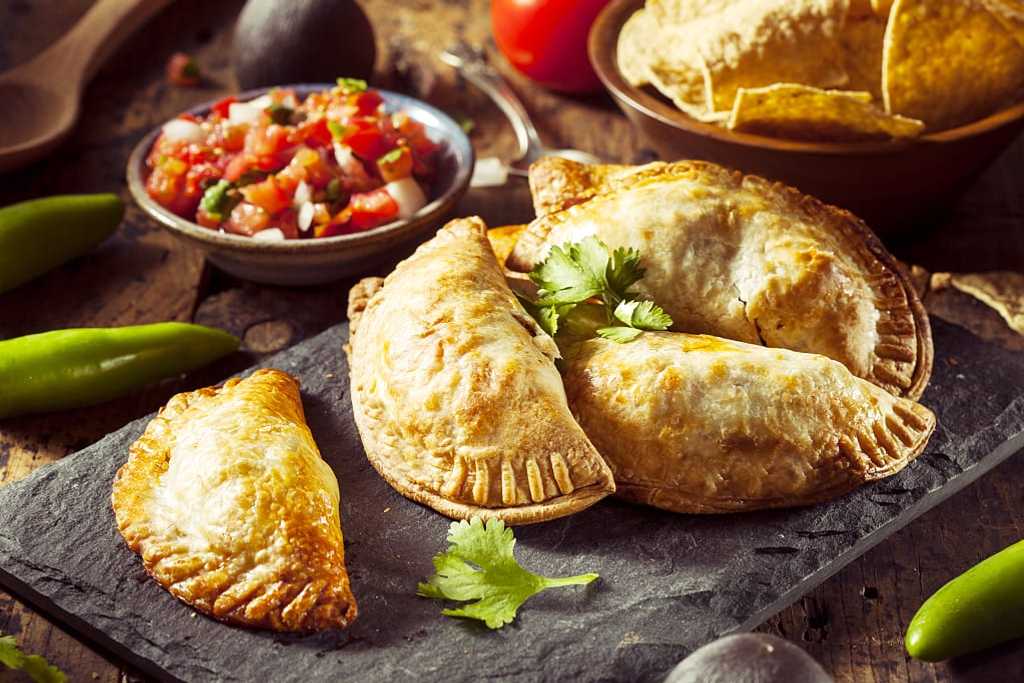 Stuffed chicken empanadas