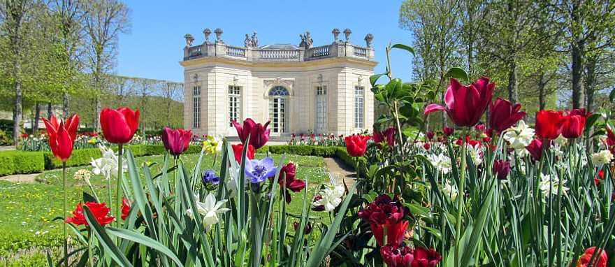The Petit Trianon at the Palace of Versailles The Petit Trianon at the Palace of Versailles in Versailles, France.