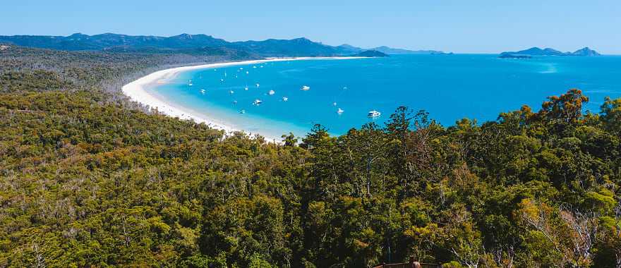 Whitehaven Beach on Whitsunday Island, Australia