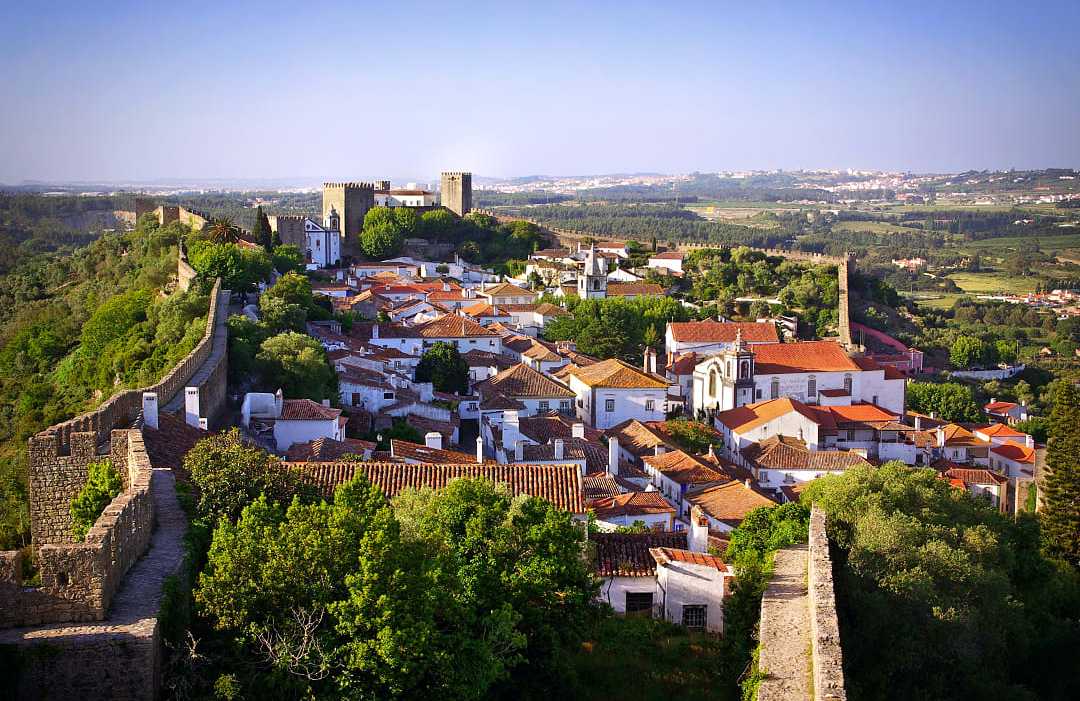 Medieval village of Obidos in Portugal