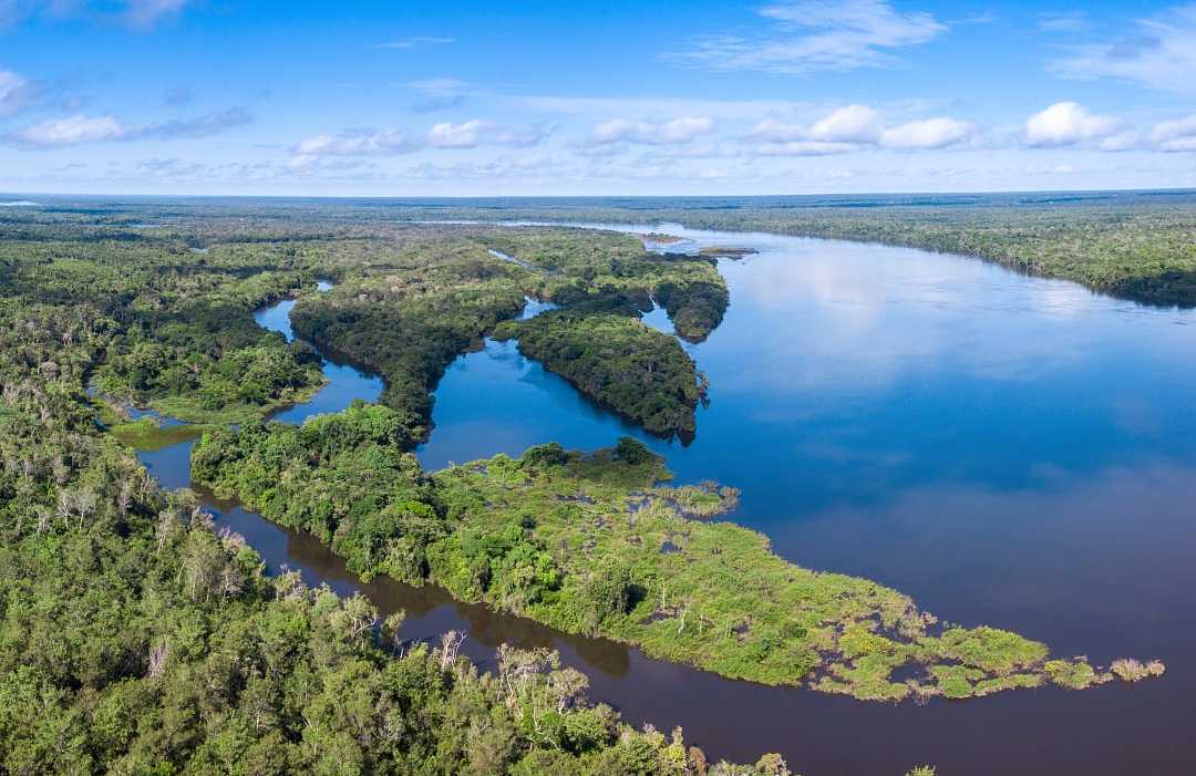 Xingu River in the Amazon, Brazil