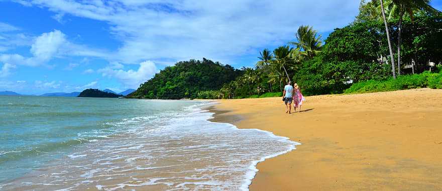 Trinity beach in Cairns, Australia