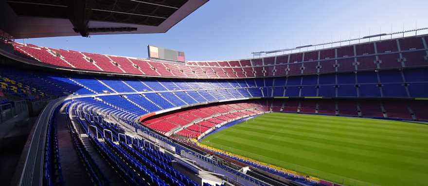 Football stadium in Barcelona, Spain Football stadium in Barcelona, Spain